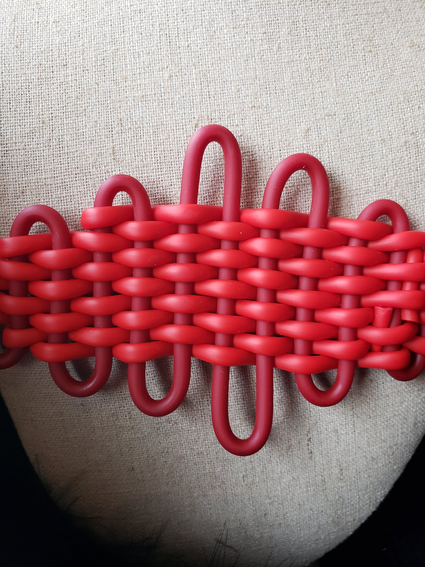 Red Pulse Necklace - Samuel Coraux