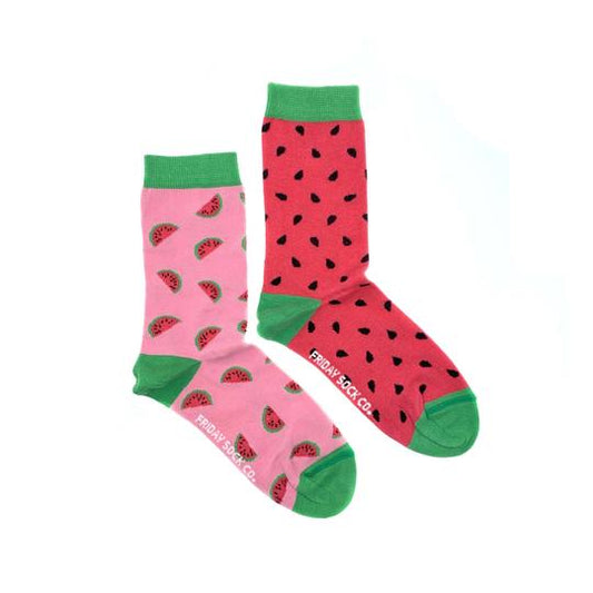 Unisex Inside Out Watermelon Socks